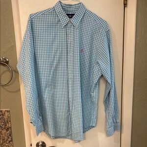 Ralph Lauren Men's Blue Checkered Shirt
